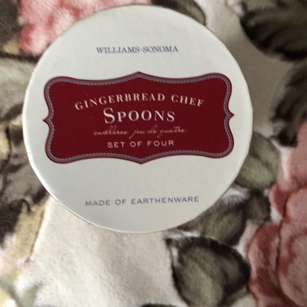 Williams Sonoma Gingerbread Chef Spoons (set of four)